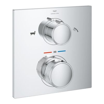 Grohe Allure Termostatik Ankastre Banyo/Duş Bataryası - 19446002 - 1