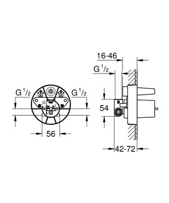 Grohe Ankastre İç Gövde - 33964000 - 3