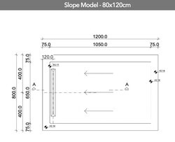 Aquanit 80x120 Arc Kahve Slope Line - 1