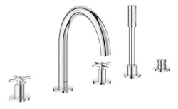 Grohe Atrio 5 delikli küvet bataryası - 19923003 - 1