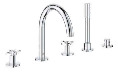 Grohe Atrio 5 delikli küvet bataryası - 19923003 - 1