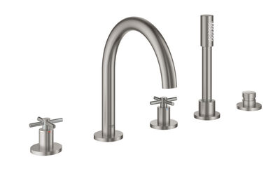 Grohe Atrio 5 delikli küvet bataryası - 19923DC3 - 1