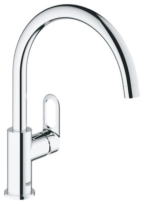 Grohe BauLoop Tek kumandalı eviye bataryası - 31368000 - 1