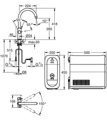 Grohe Blue Home Arıtmalı İçme Suyu ve Soda Yapan Eviye Bataryası - 31545001 - 2