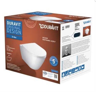 Duravit D-Neo Rimless® Asma Klozet Seti - 45773900A1 - 1