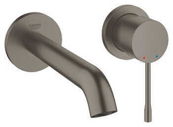 Grohe Essence 2 Delikli Ankastre Lavabo Bataryası M-Boyut, Brushed Hard Graphite - 19408AL1 - 1