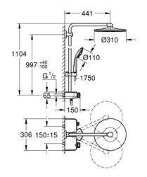 Grohe SmartControl Duş Sistemi - 26507000 - 2