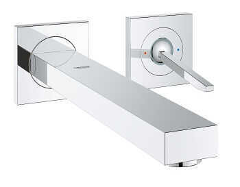 Grohe Eurocube Joy İki Delikli Ankastre Lavabo Bataryası L-Boyut - 19998000 - 1