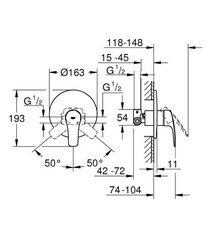 Grohe Eurosmart Ankastre Duş Bataryası - 33556003 - 4