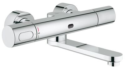 Grohe Eurosmart Cosmopolitan E Duvardan, fotoselli ve termostatik
sıcaklık kontrollü lavabo bataryası - 36333000 - 1