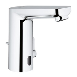 Grohe Eurosmart Cosmopolitan E Fotoselli lavabo bataryası, çift su girişli ayarlanabilir sıcaklık sınırlayıcısı - 36331001 - 1