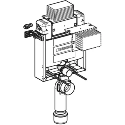 Geberit Asma klozet için Geberit Kombifix elemanı, 82 cm, Alpha gömme rezervuar ile 12 cm - 110.212.00.1 - 2