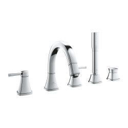 Grohe Grandera 5 Delikli Küvet Bataryası - 29415000 - 1