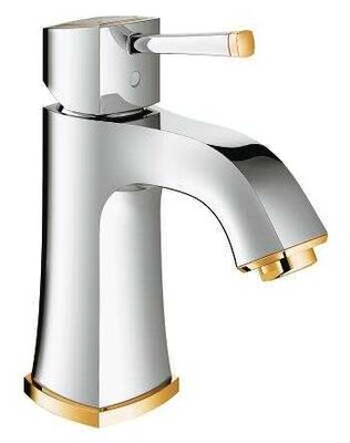 Grohe Grandera Tek Kumandalı Lavabo Bataryası M-Boyut, Krom Altın - 23310IG0 - 1