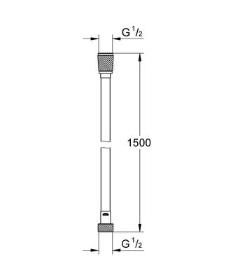 Grohe Silverflex Hortum 1500 mm - 28364000 - 2