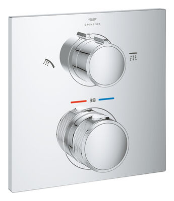 Grohe Allure Thermostat for concealed installation with 2-way diverter head shower/hand shower - 29181002 - 1