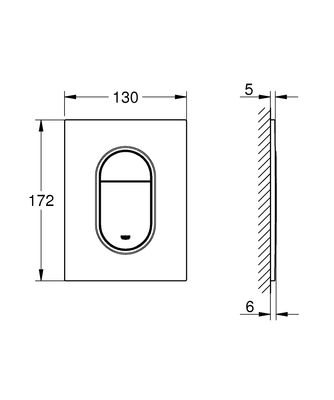 Grohe Arena Cosmopolitan S Kumanda Paneli - 37624000 - 2