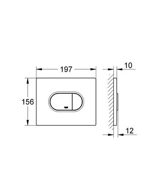 Grohe Arena Kumanda Paneli - 38858000 - 2