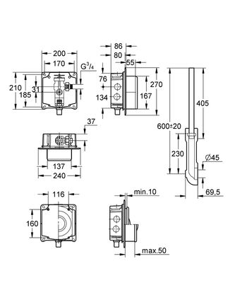 Grohe Klozet İçin Yıkama Valfi - 37157000 - 2