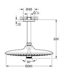 Grohe Euphoria 260 Tepe Duşu Seti - 26461000 - 2