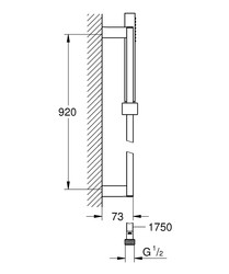 Grohe Euphoria Cube Stick Sürgülü Duş Seti - 27700000 - 2