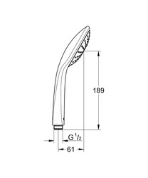 Grohe Euphoria 110 Mono El Duşu - 2726500E - 2