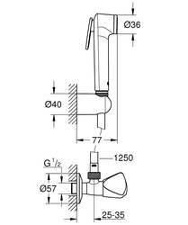 Grohe Tempesta-F Taharet Spreyi 30 - 27514001 - 2