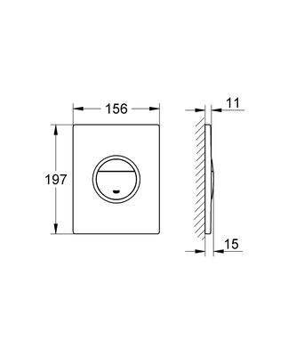 Grohe Nova Cosmopolitan Ledli Kumanda Paneli - 38809000 - 2