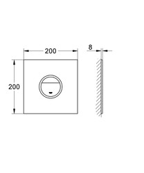 Grohe Önduş Digitecture Light Kumanda Paneli - 38915LS0 - 2