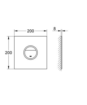 Grohe Önduş Digitecture Light Kumanda Paneli - 38915LS0 - 2