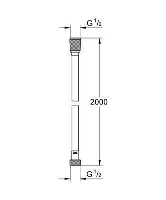 Grohe Silverflex Hortum 2000 mm - 27137000 - 2