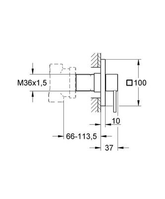 Grohe Allure 5 Yollu Yön Değiştirici - 19590000 - 2