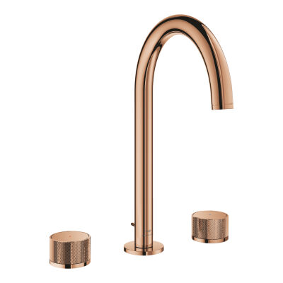 Grohe Atrio Private Collection 3 delikli lavabo bataryası 1/2″ L-Boyut - 20595DA0 - 1