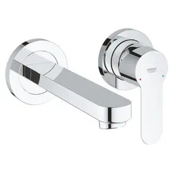 Grohe BauEdge 2 Delikli Duvardan Lavabo Bataryası - 20474000 - 1