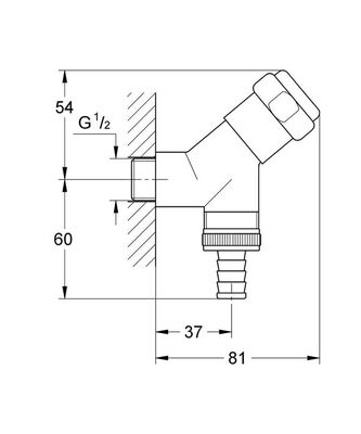 Grohe Çamaşır Musluğu - 41010000 - 2