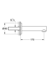 Grohe Concetto Çıkış Ucu - 13280001 - 2