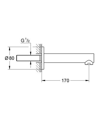 Grohe Concetto Çıkış Ucu - 13280001 - 2