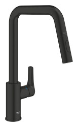 Grohe Eurosmart Eviye Bataryası Mat Siyah - 306192430 - Grohe