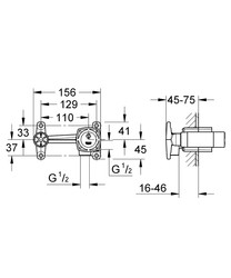 Grohe Grandera Ankastre İç Gövde - 23319000 - 2