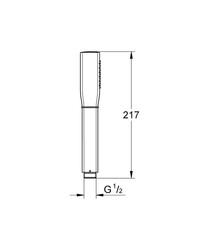 Grohe Grandera Stick El Duşu 1 Akışlı - 26037001 - 2