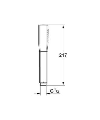 Grohe Grandera Stick El Duşu 1 Akışlı - 26037001 - 2