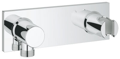 Grohe Grohtherm F Duvar üstü duş askısı ve duş çıkış dirseği seti - 26878000 - 2