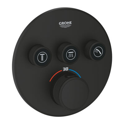 Grohe Grohtherm SmartControl Üç valfli akış kontrollü, ankastre termostatik duş bataryası - 29508KF0 - 1