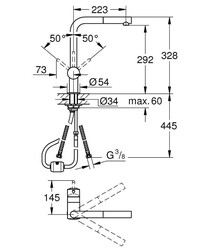 Grohe Minta Eviye Bataryası - 32168000 - 2