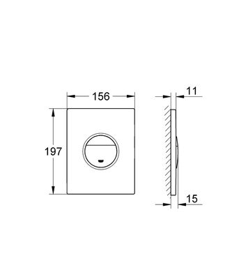 Grohe Nova Cosmopolitan Kumanda Paneli - 38765P00 - 3