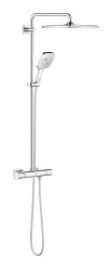 Grohe Rainshower SmartActive 310 Duvara monte termostatik bataryalı duş sistemi - 26649000 - 2