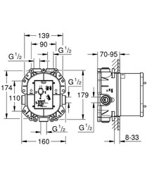 Grohe Rapido T Ankastre İç Gövde - 35500000 - 2