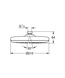 Grohe Tempesta Tepe Duşu - 26410000 - 2