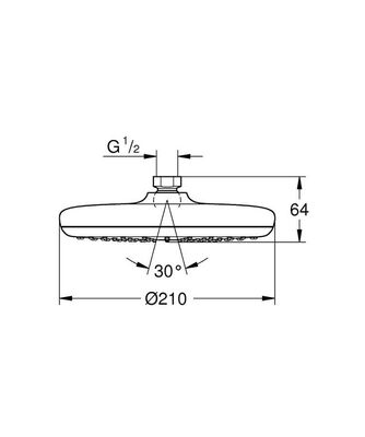 Grohe Tempesta Tepe Duşu - 26410000 - 2