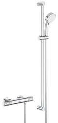 Grohe Grohtherm 1000 Performance Termostatik duş bataryası / duş seti dahil - 34784000 - 1